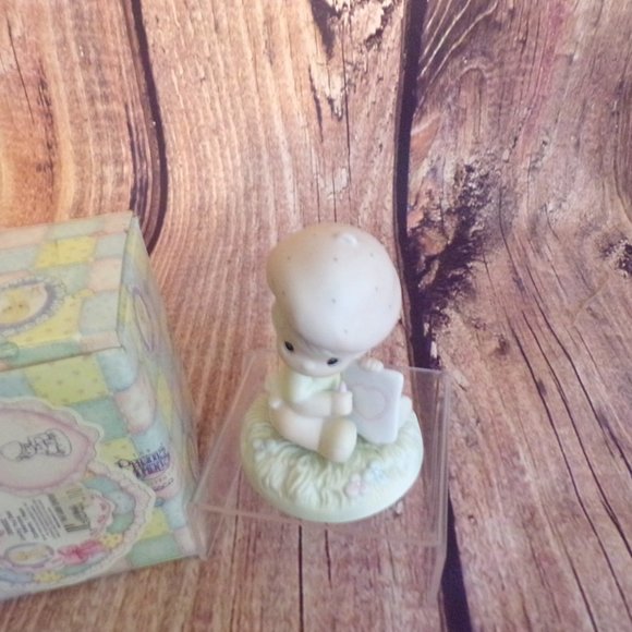 Precious Moments Loving You Dear Valentine 306932 Baby Boy Valentines Day Card - Picture 3 of 5